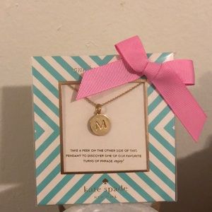 KATE SPADE ♠️ Initial Necklace